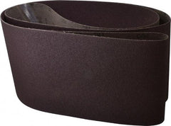 3M - 8" Wide x 107" OAL, 50 Grit, Aluminum Oxide Abrasive Belt - Aluminum Oxide, Coarse, Coated, X Weighted Cloth Backing, Series 341D - Exact Tool & Supply