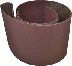 3M - 8" Wide x 107" OAL, 80 Grit, Aluminum Oxide Abrasive Belt - Aluminum Oxide, Medium, Coated, X Weighted Cloth Backing, Series 341D - Exact Tool & Supply