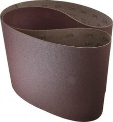 3M - 10" Wide x 70-1/2" OAL, 80 Grit, Aluminum Oxide Abrasive Belt - Aluminum Oxide, Medium, Coated, X Weighted Cloth Backing, Series 341D - Exact Tool & Supply