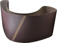 3M - 10" Wide x 70-1/2" OAL, 60 Grit, Aluminum Oxide Abrasive Belt - Aluminum Oxide, Medium, Coated, X Weighted Cloth Backing, Series 341D - Exact Tool & Supply