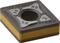 Iscar - CNMG432 GN Grade IC8250 Carbide Turning Insert - TiCN/Al2O3 Finish, 80° Diamond, 1/2" Inscr Circle, 3/16" Thick, 1/32" Corner Radius - Exact Tool & Supply