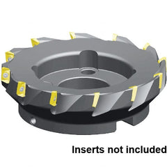 Kennametal - 80mm Cut Diam, 27mm Arbor Hole Diam, Indexable Square-Shoulder Face Mill - Exact Tool & Supply