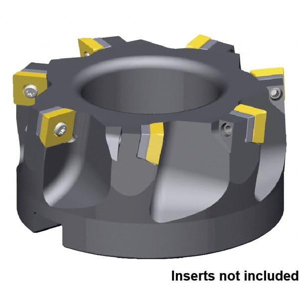 Kennametal - 32mm Arbor Hole Diam, Indexable Square-Shoulder Face Mill - Exact Tool & Supply