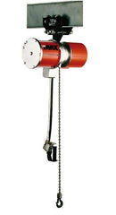 CM - 1 Ton Load Limit, 10' Max Height Hook Mount Air Hoist - 70 SCFM at 90 PSI, 16-3/4" Min Headroom, Pendant Control - Exact Tool & Supply