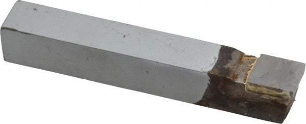 Accupro - 2-1/2 Inch Long, 1/32 Inch Radius, Right Hand, Convex, RXD Style Radius Cutting Tool Bit - 3/8 Inch Long Tip, 3/32 Inch Thick, 3/8 Inch Shank Square, Carbide Tip - Exact Tool & Supply