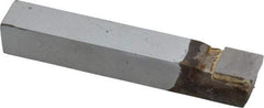 Accupro - 2-1/2 Inch Long, 1/32 Inch Radius, Right Hand, Convex, RXD Style Radius Cutting Tool Bit - 3/8 Inch Long Tip, 3/32 Inch Thick, 3/8 Inch Shank Square, Carbide Tip - Exact Tool & Supply
