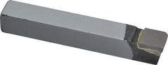 Accupro - 2-1/2 Inch Long, 3/32 Inch Radius, Right Hand, Convex, RXD Style Radius Cutting Tool Bit - 3/8 Inch Long Tip, 3/32 Inch Thick, 3/8 Inch Shank Square, Carbide Tip - Exact Tool & Supply