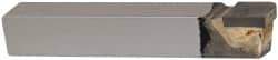 Accupro - 2-1/2 Inch Long, 1/8 Inch Radius, Right Hand, Convex, RXD Style Radius Cutting Tool Bit - 3/8 Inch Long Tip, 3/32 Inch Thick, 3/8 Inch Shank Square, Carbide Tip - Exact Tool & Supply