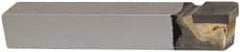 Accupro - 2-1/2 Inch Long, 1/8 Inch Radius, Right Hand, Convex, RXD Style Radius Cutting Tool Bit - 3/8 Inch Long Tip, 3/32 Inch Thick, 3/8 Inch Shank Square, Carbide Tip - Exact Tool & Supply