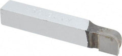 Accupro - 2-1/2 Inch Long, 3/16 Inch Radius, Right Hand, Convex, RXD Style Radius Cutting Tool Bit - 3/8 Inch Long Tip, 3/32 Inch Thick, 3/8 Inch Shank Square, Carbide Tip - Exact Tool & Supply
