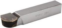 Accupro - 4-1/2 Inch Long, 1/2 Inch Radius, Right Hand, Convex, RXD Style Radius Cutting Tool Bit - 3/4 Inch Long Tip, 3/16 Inch Thick, 3/4 Inch Shank Square, Carbide Tip - Exact Tool & Supply