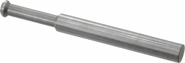 Accupro - 1/4" Cutter Head Diam, 1/32" Flat Width, 2-1/2" OAL, Solid Carbide, Single Right Hand Back Chamfer - Exact Tool & Supply
