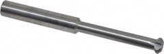 Accupro - 1/4" Cutter Head Diam, 1/32" Flat Width, 2-1/2" OAL, Solid Carbide, Single Right Hand Back Chamfer - Exact Tool & Supply