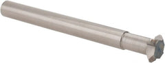 Accupro - 3/8" Cutter Head Diam, 1/32" Flat Width, 2-1/2" OAL, Solid Carbide, Single Right Hand Back Chamfer - Exact Tool & Supply