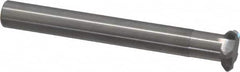 Accupro - 1/2" Cutter Head Diam, 1/32" Flat Width, 2-1/2" OAL, Solid Carbide, Single Right Hand Back Chamfer - Exact Tool & Supply