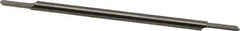 Accupro - 1/8 Inch Diameter, 3 Inch Overall Length, 3/8 Inch Split Length, Solid Carbide, Full Radius Split End Carbide Blank - Double End - Exact Tool & Supply