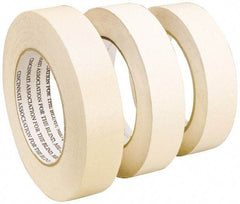 Ability One - 2" Wide x 60 Yd Long White Paper Masking Tape - 5.4 mil Thick - Exact Tool & Supply