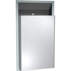 ASI-American Specialties, Inc. - Feminine Hygiene Product Receptacles Material: Stainless Steel Color: Silver - Exact Tool & Supply