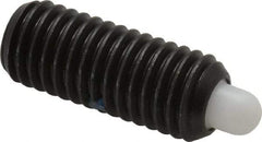 Gibraltar - 1/2-13, 1-1/4" Thread Length, 1/4" Plunger Projection, Steel Threaded Spring Plunger - 1/4" Max Plunger Diam, 1-1/4" Plunger Length, 2.7 Lb Init End Force, 9.3 Lb Final End Force, 1/4" Hex - Exact Tool & Supply