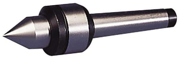 Value Collection - MT3 Taper Shank, Live Center - 2,000 Max RPM, 32mm Point Diam, 175mm Point Length, 500 Lb Max Workpc, Standard Point - Exact Tool & Supply