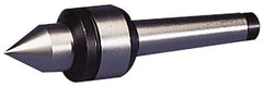Value Collection - MT2 Taper Shank, Live Center - 2,000 Max RPM, 29mm Point Diam, 148 Point Length, 300 Lb Max Workpc, Standard Point - Exact Tool & Supply
