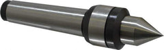 Value Collection - MT4 Taper Shank, Live Center - 2,000 Max RPM, 32mm Point Diam, 200mm Point Length, 700 Lb Max Workpc, Standard Point - Exact Tool & Supply