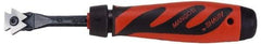 Shaviv - 4 Piece, Carbide Blade, Hand Deburring Tool Set - D Blade Holder, For Flat Surface - Exact Tool & Supply