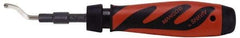 Shaviv - 12 Piece, Cobalt Blade, Hand Deburring Tool Set - E Blade Holder, For Hole Edge, Straight Edge - Exact Tool & Supply