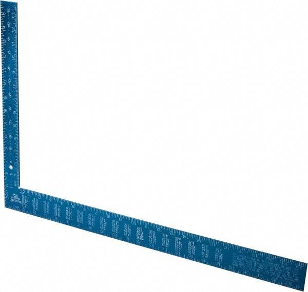 Empire Level - 24" Blade Length x 2" Blade Width, 16" Base Length x 1-1/2" Base Width Aluminum Square - 1/8" Thick - Exact Tool & Supply
