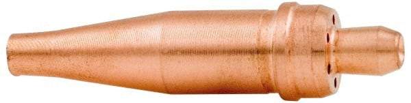 Value Collection - 1-1/2 to 2-1/2 Inch Cutting Torch Tip - Tip Number 3, Acetylene, For Use with Victor Torches - Exact Tool & Supply