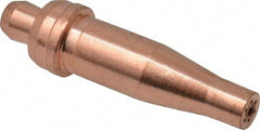 Value Collection - 1/8 to 1/4 Inch Cutting Torch Tip - Tip Number 00, Acetylene, For Use with Victor Torches - Exact Tool & Supply