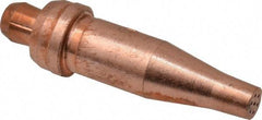 Value Collection - 0 to 1/8 Inch Cutting Torch Tip - Tip Number 000, Acetylene, For Use with Victor Torches - Exact Tool & Supply