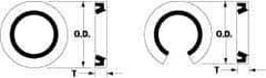 Thomson Industries - 3/4" Diam, Stainless Steel Bearing Seal for Open External Housing - 1/8" Wide x 1.254" Outside Diam - Exact Tool & Supply
