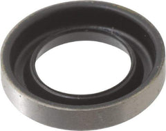 Thomson Industries - 3/8" Diam, Stainless Steel Bearing Closed External Seal for Fixed Diameter Housings - 1/8" Wide x 0.629" Outside Diam - Exact Tool & Supply