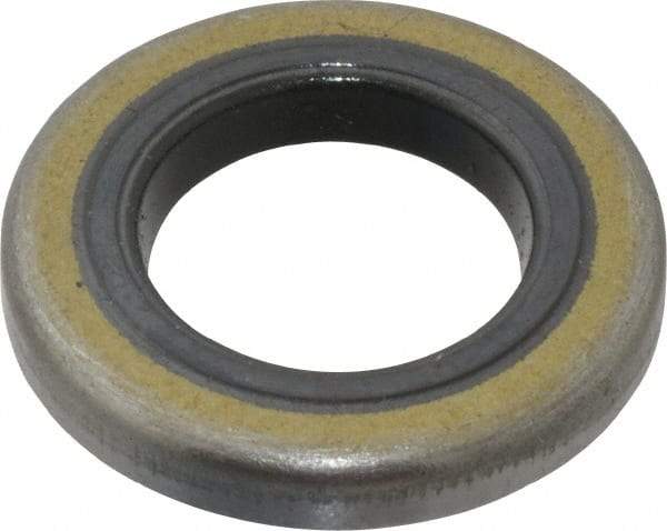 Thomson Industries - 1/2" Diam, Steel Bearing Closed External Seal for Fixed Diameter Housings - 1/8" Wide x 0.879" Outside Diam - Exact Tool & Supply