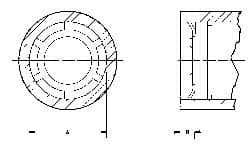 Thomson Industries - 16mm Internal Retaining Ring - For Use with Linear Bearing SSE M16, MA M16 - Exact Tool & Supply