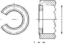 Thomson Industries - 30mm Shaft Diam, Open Multirac External Seal - Exact Tool & Supply