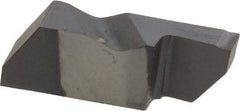 Kennametal - 3125NGD K Grade KC5025, 3.18mm Cutting Width Carbide Grooving Insert - 6.35mm Max Depth of Cut, Right Hand, 0.19mm Corner Radius, TiAlN Finish - Exact Tool & Supply