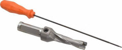 Kennametal - 15.88 to 16.38mm Diam, 3xD, 48mm Max Depth, 3/4" Shank Diam, 2.65" Flute, 139.7mm OAL, Replaceable Tip Drill - KSEM0625 Insert, 1 Seat Size, Series KSEM - Exact Tool & Supply