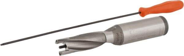 Kennametal - 14.68 to 15.18mm Diam, 3xD, 44.05mm Max Depth, 3/4" Shank Diam, 2.34" Flute, 4-1/2" OAL, Replaceable Tip Drill - KSEM0578 Insert, A Seat Size, Series KSEM - Exact Tool & Supply