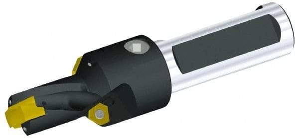 Kennametal - 20.64 to 21.14mm Diam, 8xD, 165.1mm Max Depth, 1" Shank Diam, 187.49mm Flute, 279.4mm OAL, Replaceable Tip Drill - KSEM0813 Insert, 3 Seat Size, Series KSEM - Exact Tool & Supply