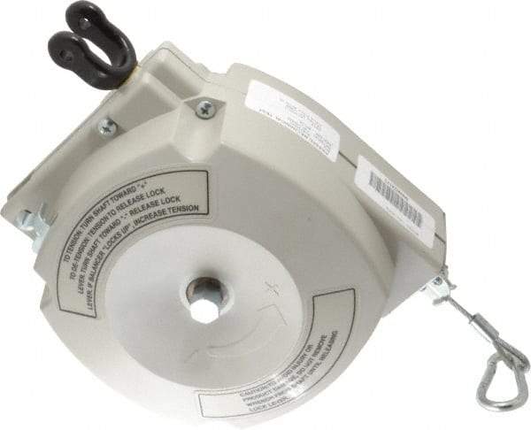 Aero-Motive - 24 Lb Load Capacity, 6.6' Travel Distance, Tool Balancer - Steel Cable, High Impact Composite Housing, Locking Mechanism - Exact Tool & Supply