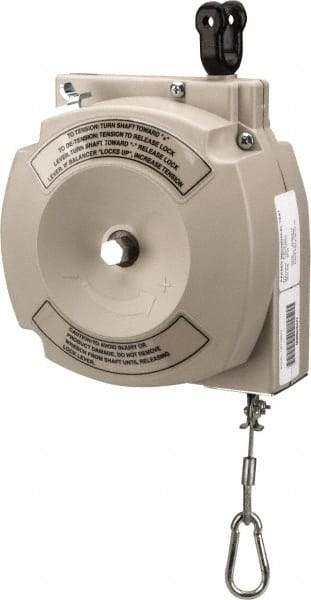 Aero-Motive - 9 Lb Load Capacity, 6.6' Travel Distance, Tool Balancer - Steel Cable, High Impact Composite Housing, Locking Mechanism - Exact Tool & Supply
