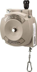 Aero-Motive - 9 Lb Load Capacity, 6.6' Travel Distance, Tool Balancer - Steel Cable, High Impact Composite Housing, Locking Mechanism - Exact Tool & Supply
