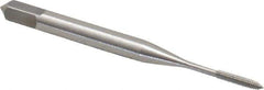 Emuge - #0-80 UNF 2BX Modified Bottoming Thread Forming Tap - Cobalt, Nitride Finish, 1.626" OAL, 0.236" Thread Length, Right Hand Thread, Series Rekord Druck-S - Exact Tool & Supply