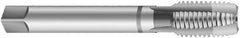 Emuge - 2 - 11-1/2 NPTF Thread, 7 Flute Standard Pipe Tap - 4-1/2" OAL, 1-3/4" Thread Length, 1-7/8" Shank Diam, Bright Finish, Cobalt - Exact Tool & Supply