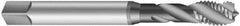 Emuge - #1-64 UNC 2 Flute 3B Modified Bottoming Spiral Flute Tap - Cobalt, Oxide Finish, 1.772" OAL, Right Hand Flute, Right Hand Thread, Series Enorm-VA - Exact Tool & Supply