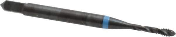 Emuge - #2-56 UNC 2 Flute 2B Modified Bottoming Spiral Flute Tap - Cobalt, Oxide Finish, 1.772" OAL, Right Hand Flute, Right Hand Thread, Series Enorm-VA - Exact Tool & Supply