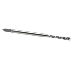 Emuge - #6-32 UNC 3 Flute 2B Bottoming Spiral Flute Tap - Cobalt, Bright Finish, 2.205" OAL, Right Hand Flute, Right Hand Thread, Series Enorm Z - Exact Tool & Supply