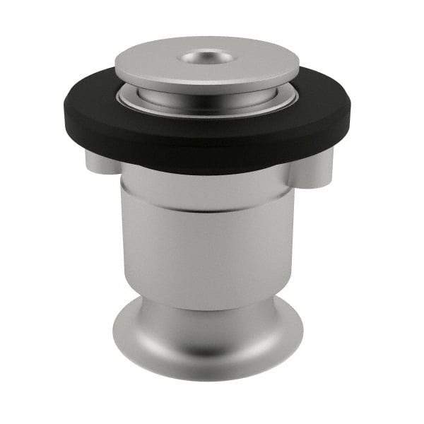 Emuge - 0.194" Tap Shank Diam, 0.152" Tap Square Size, #10 Tap, #1 Tapping Adapter - 0.28" Projection, 1.12" OAL, 3/4" Shank OD, Through Coolant, Series EM01 - Exact Tool & Supply